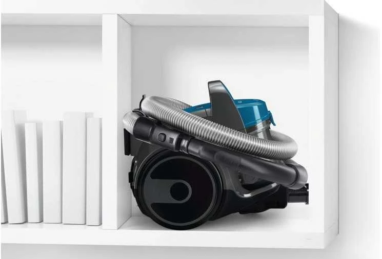 Bosch | Dulkių siurblys | BGS05A220 | Be maišelio | Dulkių talpa 1,5 l | Pilkas/Mėlyna