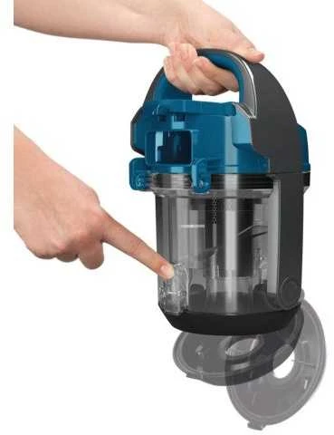 Bosch | Dulkių siurblys | BGS05A220 | Be maišelio | Dulkių talpa 1,5 l | Pilkas/Mėlyna