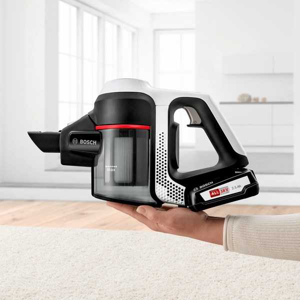 Bosch BCS61113 Įkraunamasis dulkių siurblys, Unlimited Serie | 6, baltas