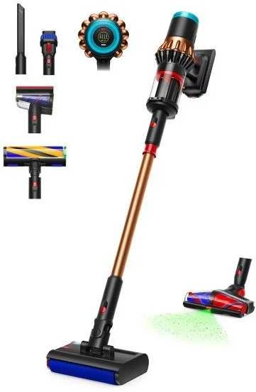 Drėgno ir sauso valymo belaidis dulkių siurblys Dyson „V16 Piston Animal Submarine“, vario/juodos matinės spalvos