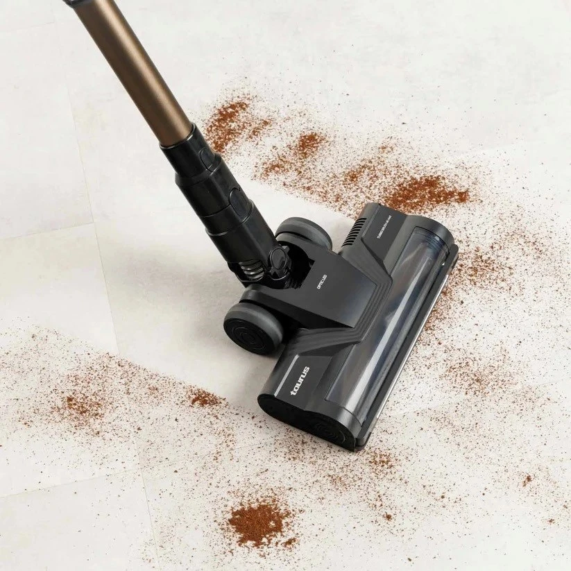 Taurus Homeland X9 Pro Pet & Car Cordless Stick Vacuum Cleaner Baterija-powered Dry HEPA Bagless 0.7 l 615 W Juodas, Brown 2.5 Ah