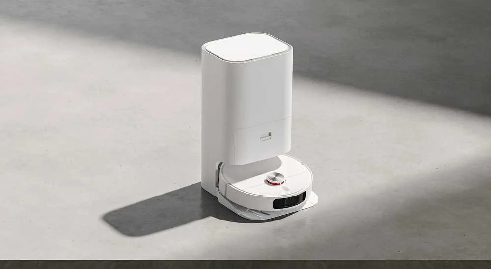Dulkių siurblys - robotas Xiaomi X10 + su automatine dulkių išsiurbimo stotele, Baltas