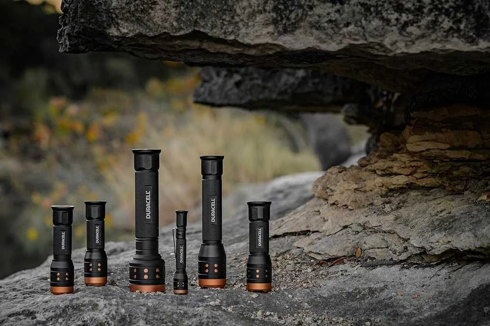Duracell aliuminio fokusavimo LED žibintuvėlis 550 liumenų prožektorius