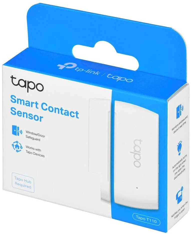 TP-LINK | Tapo išmanusis kontaktinis jutiklis | Tapo T110 | 868/922MHz