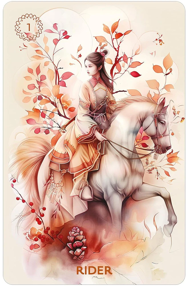 Cartamundi Dusserre Cartomancie Kolekcionuojamos Kortelės - Autumn's Embrace Lenormand 36 Kortelės Su Dama Ir Ponas