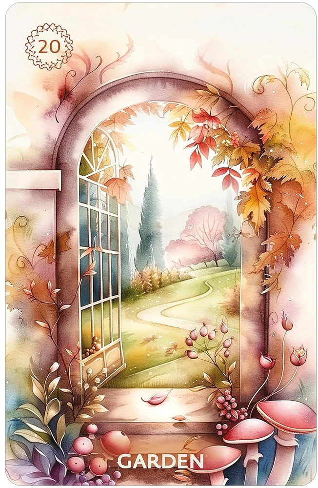Cartamundi Dusserre Cartomancie Kolekcionuojamos Kortelės - Autumn's Embrace Lenormand 36 Kortelės Su Dama Ir Ponas