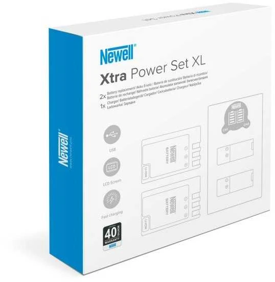 Dviejų kanalų įkroviklio ir dviejų NP-F770 baterijų Newell DL-USB-C rinkinys , skirtas Sony