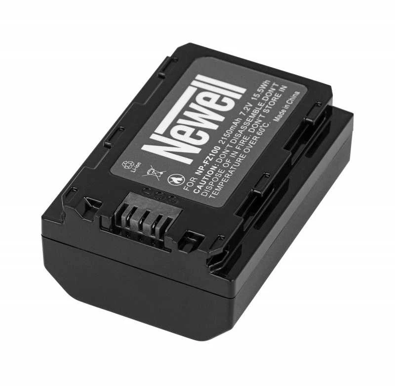 Dviejų kanalų įkroviklio rinkinys ir dvi NP-FZ100 baterijos Newell DL-USB-C, skirtos Sony
