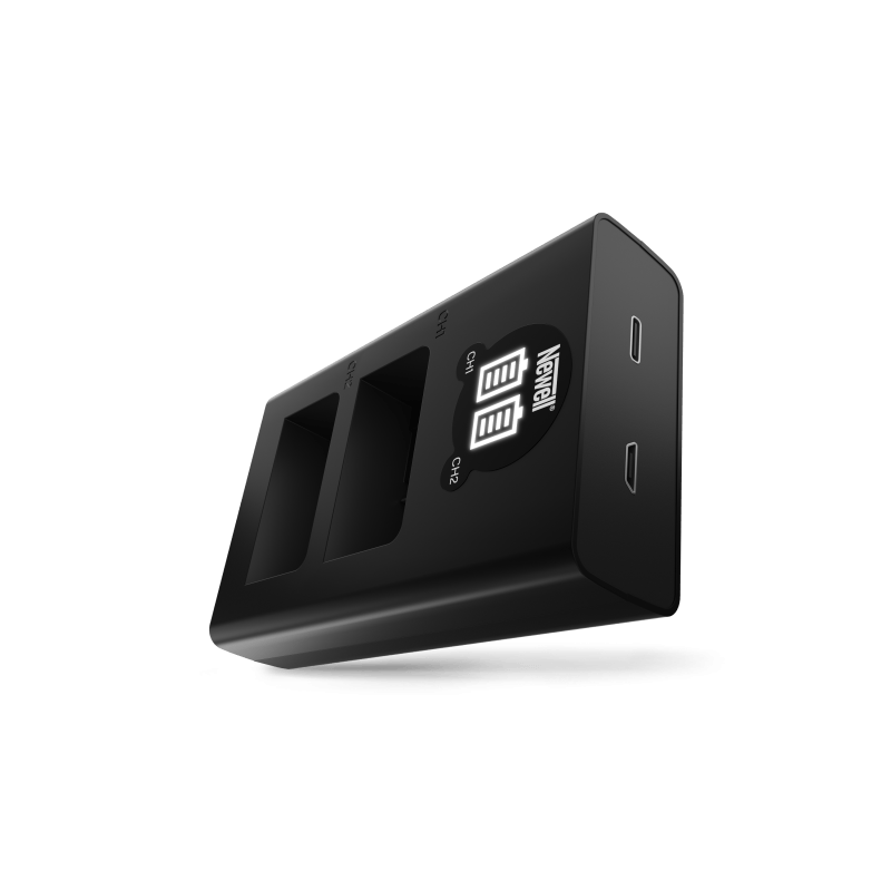Dviejų kanalų įkroviklis EN-EL25 akumuliatoriams Newell DL-USB-C, skirtas Nikon