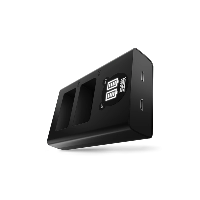 Dviejų kanalų įkroviklis EN-EL25 akumuliatoriams Newell DL-USB-C, skirtas Nikon