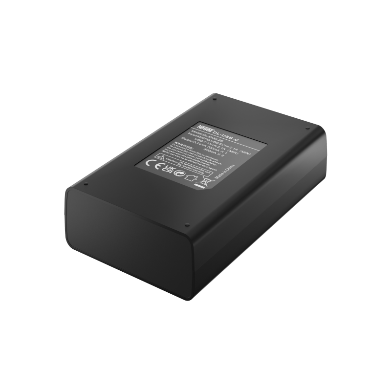 Dviejų kanalų įkroviklis EN-EL25 akumuliatoriams Newell DL-USB-C, skirtas Nikon