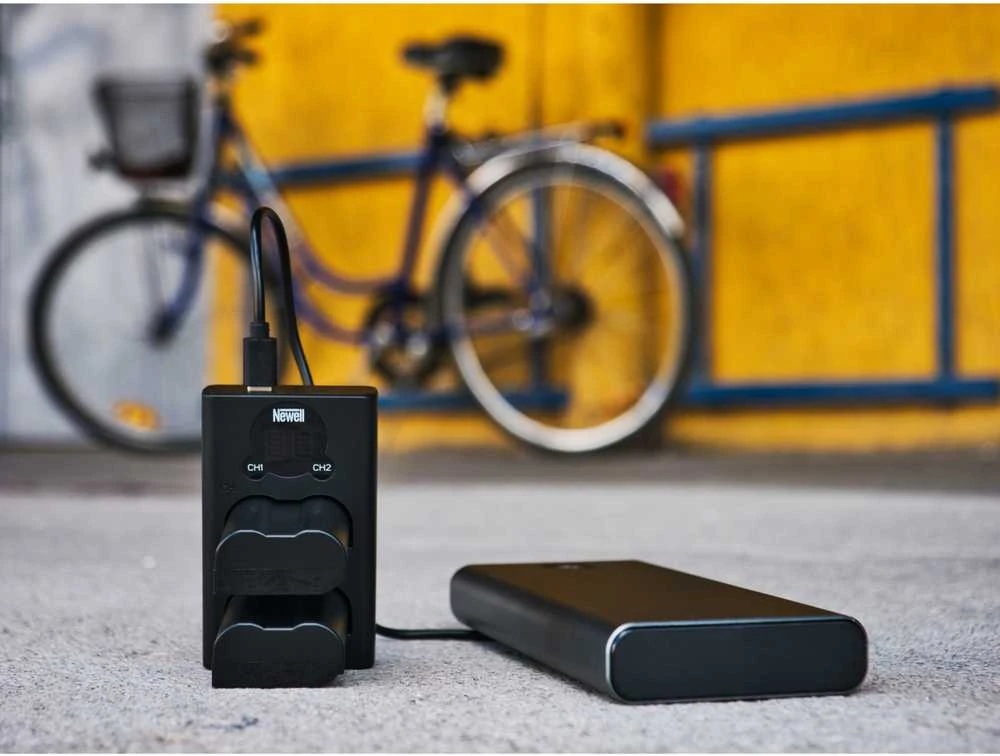 Dviejų kanalų įkroviklis Newell DL-USB-C NP-FZ100