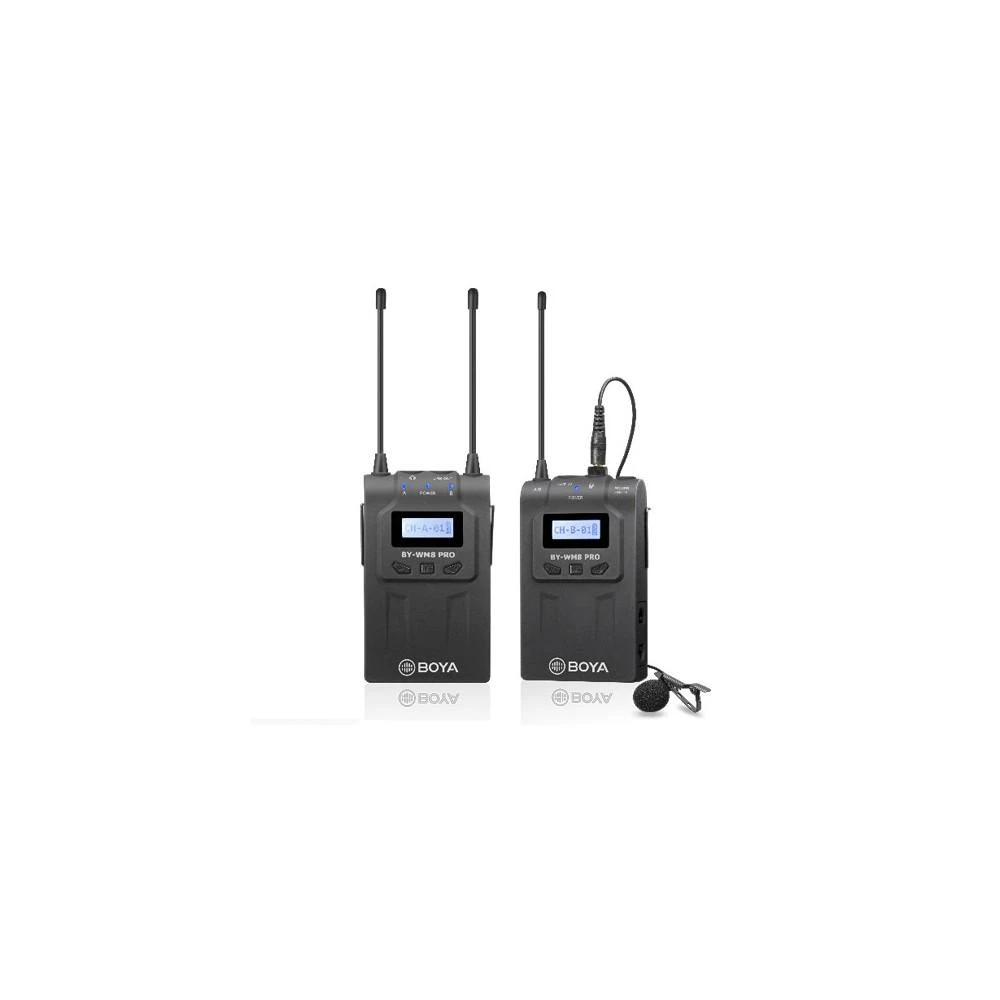 „Boya UHF Dual Lavalier“ belaidis mikrofonas BY-WM8 Pro-K1