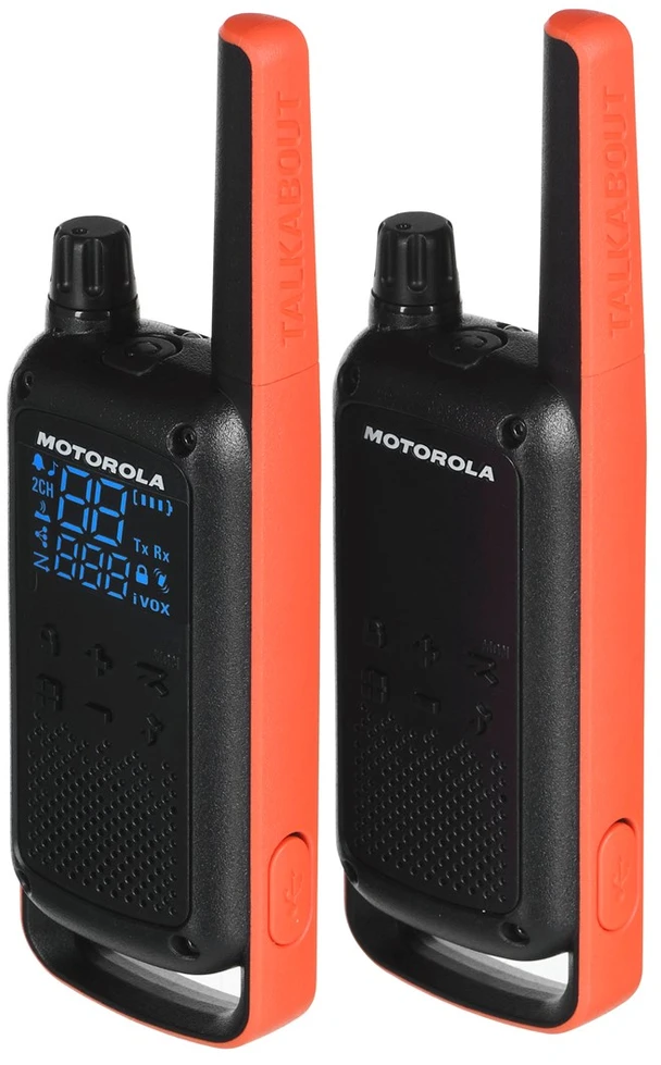 Radijo stotelė - racija  MOTOROLA TALKABOUT T82  2vnt.