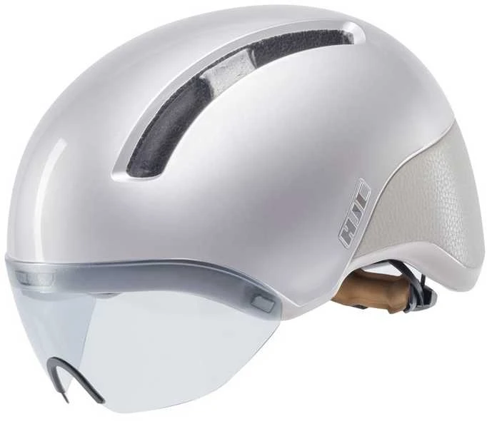 HJC CALIDO PLUS Sidabrinis Cycling Helmet, PEARL GREYISH Sidabrinis, Size S