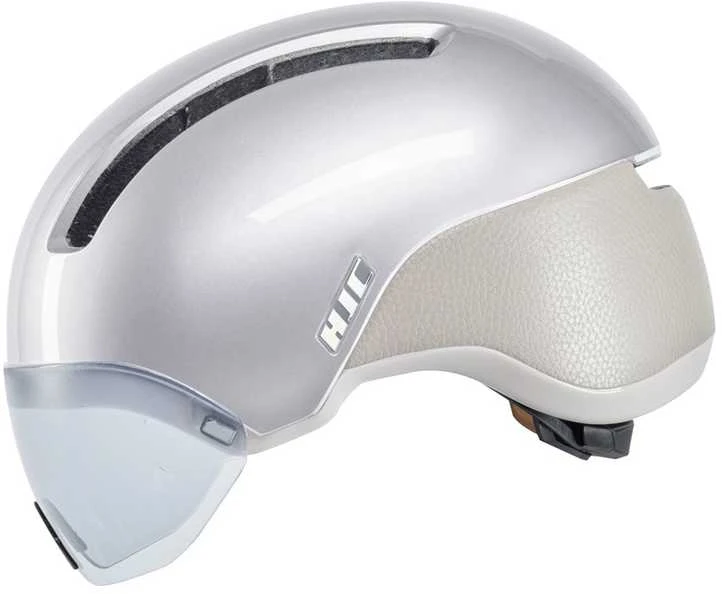 HJC CALIDO PLUS Sidabrinis Cycling Helmet, PEARL GREYISH Sidabrinis, Size S