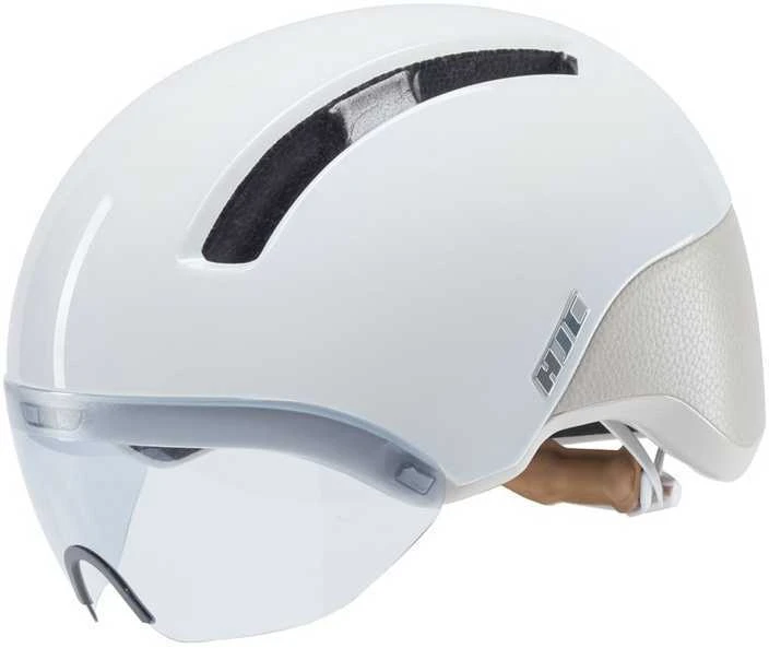 HJC CALIDO PLUS Baltas, Pilkas Cycling Helmet, PEARL Baltas Pilkas, Size L