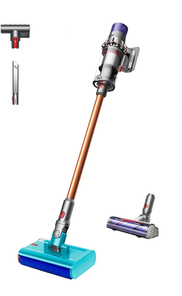 Dyson V10 Submarine 2-in-1 Laidinė Dulkių Siurblys Baterijomis Sausas & Šlapias Be Maišelio 0.76 L Varis, Pilkas