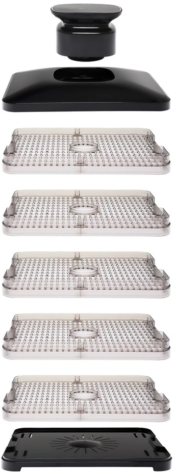 ELDOM SG520 FOOD DEHYDRATOR 400 W Juodas