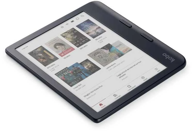 E-knygų Skaityklė - Kobo Libra Colour 7" 300 PPI, 32GB, Atsparumas Vandeniui, Juoda