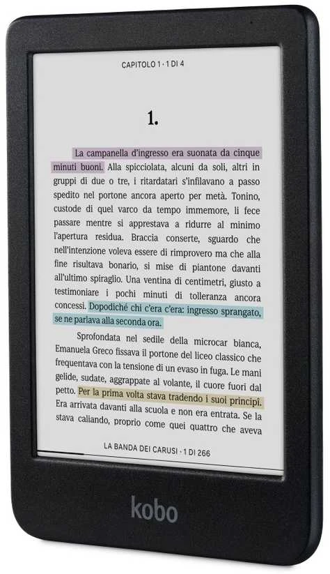 E-knygų Skaityklė - Rakuten Kobo Clara 16 GB, Juodas