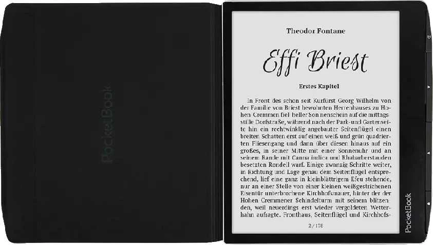 Dėklas PocketBook Flip Era 7" Juodas (HN-FP-PU-700-GG-WW)