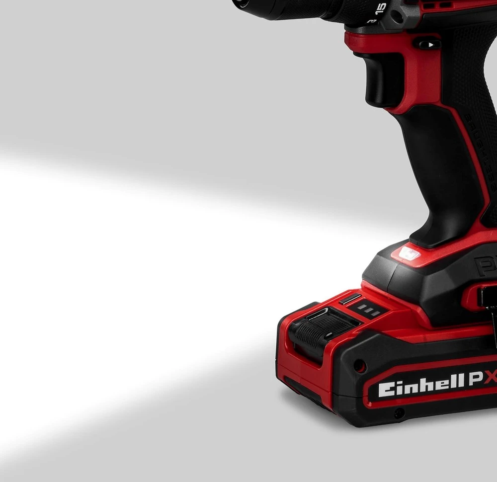 EINHELL Cordless Drill Driver TE CD 18/50 Li be akumuliatoriaus ir kroviklio