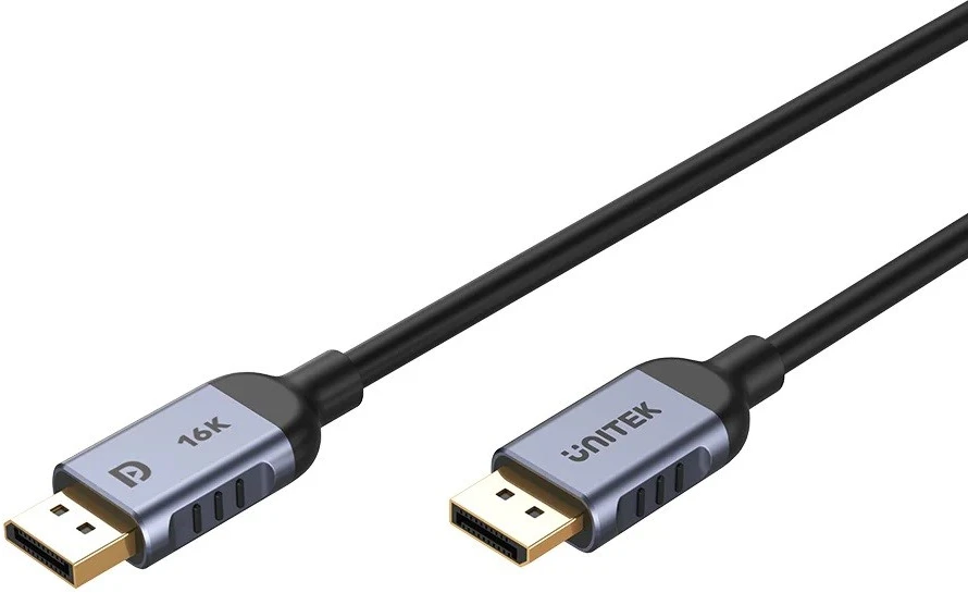 UNITEK C1626GY01-2M DisplayPort 2.1 Juodas