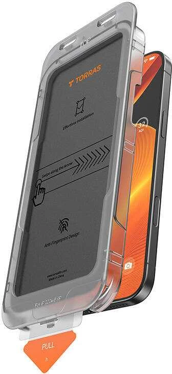 „Torras“ įdiekite „Master Privacy Glass“, skirtą „iPhone 16 Plus“.
