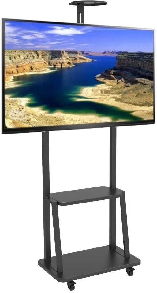 Laikiklis TECHLY grindų atrama su lentyna LCD / LED / plazminiam televizoriui 32-70 colių 60 kg