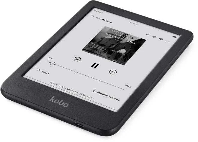 El. Knygų Skaityklė - Kobo Clara BW 6" E Ink, 16GB, IPX8, Bluetooth, Wi-Fi Juoda