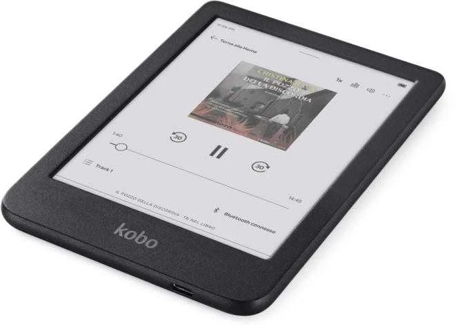 El. Knygų Skaityklė - Kobo Clara Colour 6" E Ink Kaleido 3 16GB Atsparus Vandeniui Juodas