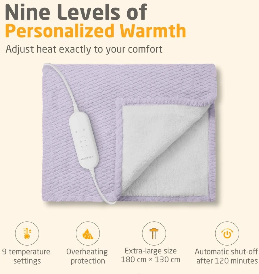 Medisana HB 418 Heated blanket light violetinė