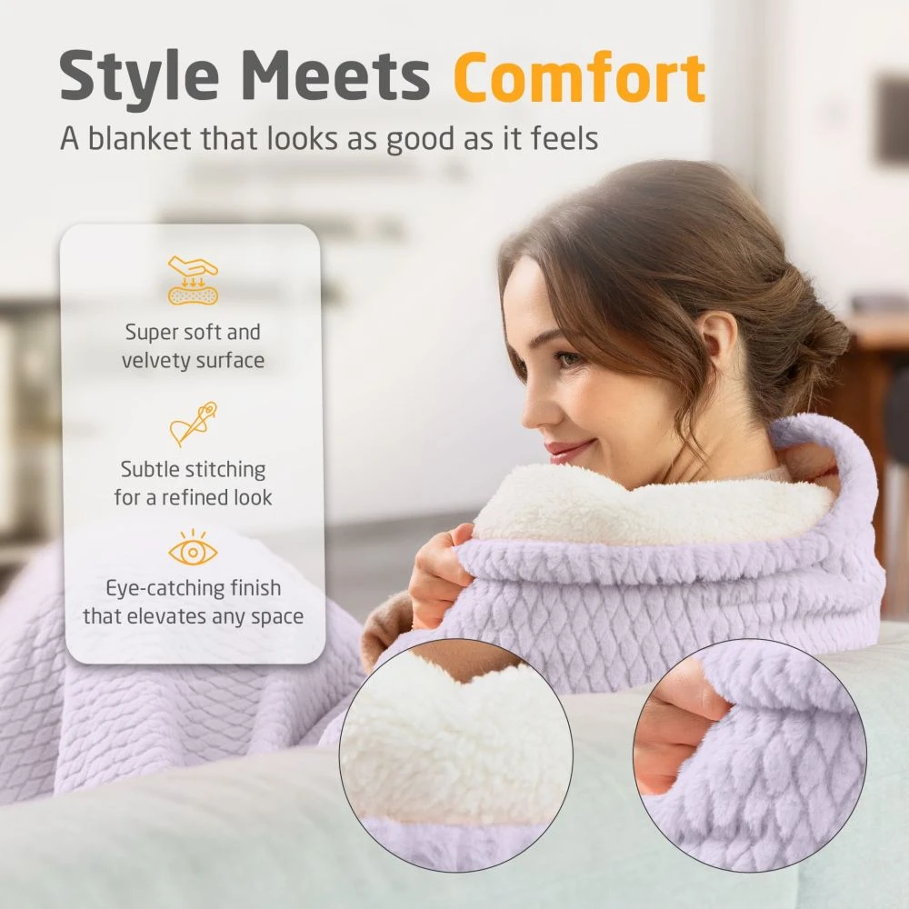 Medisana HB 418 Heated blanket light violetinė