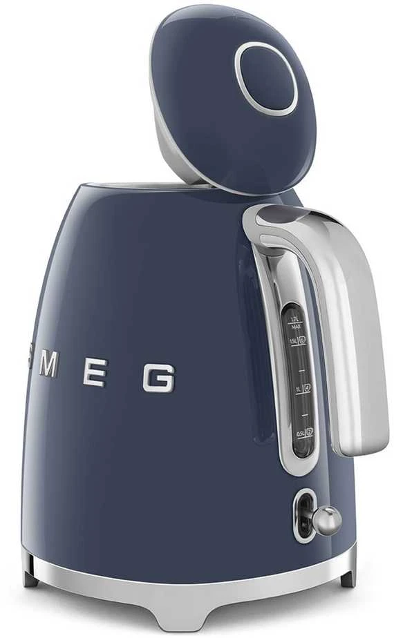Smeg KLF03NBEU electric virdulys 1.7 L 2400 W Mėlyna, Chrome