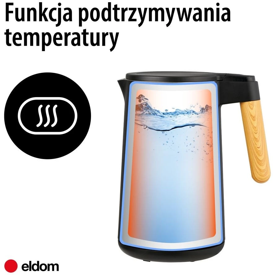 Virdulys ELDOM BELAIDIS SU TEMPERATŪROS VALDYMU C550 WALD
