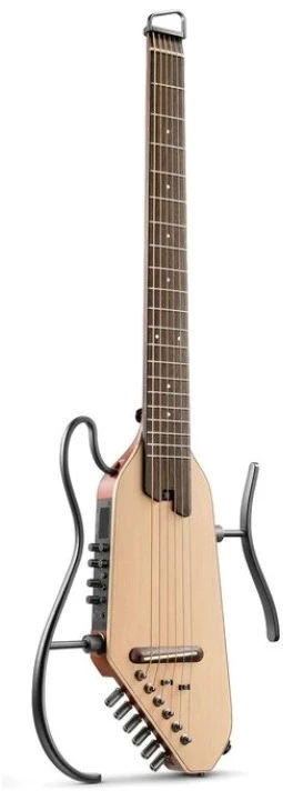 Donner Hush I Pro Natural Spruce - electric guitar
