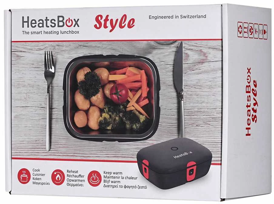 Elektrinė Pietų Dėžutė - HeatsBox HB-03-90 0.925L 90W Juoda