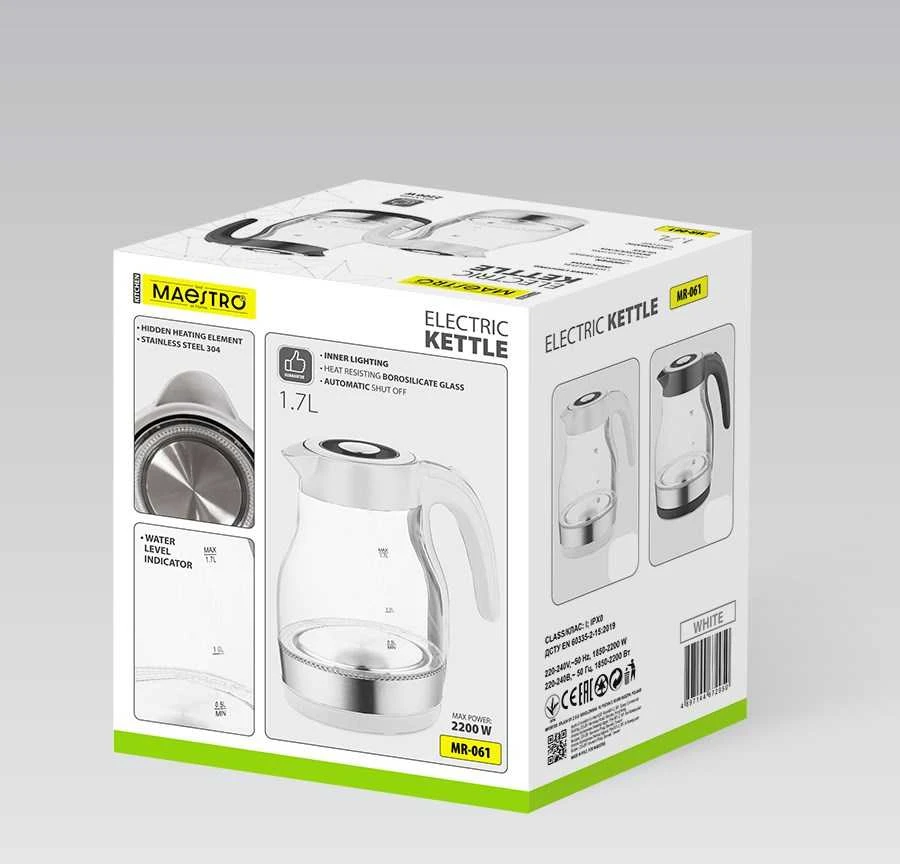 Elektrinis virdulys MAESTRO MR-061 (MR-061-Juodas) Juodas