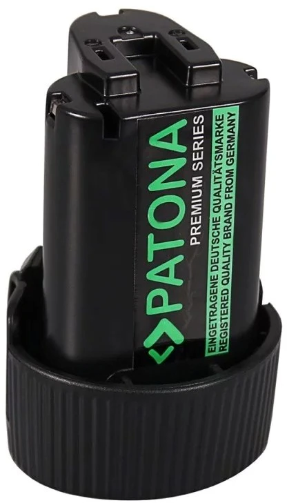 Elektrinio įrankio akumuliatorius - PATONA BL1013, 10,8 V, 2 500 mAh, juodas