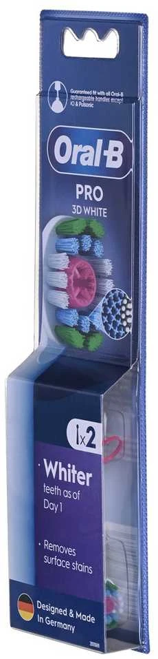 Braun Dantų šepetėlio galvutės Oral-B EB18pRX 3D, 2 vnt.