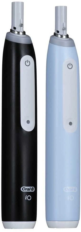 Braun iOG3d.2i6.2K Oral-B iO3 Elektrinis Dantų Šepetėlis Matt Juodas/Ice Mėlyna Duo Pack Edition