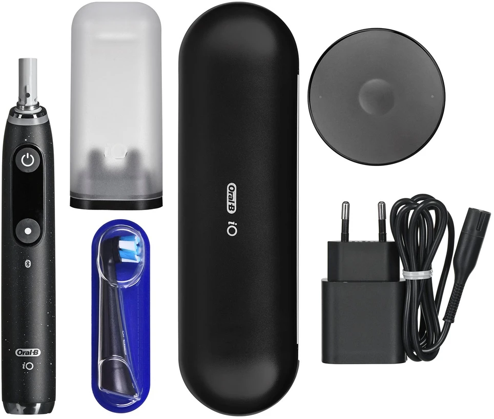Elektrinis dantų šepetėlis Braun Oral-B iO Series 10, Juodos spalvos