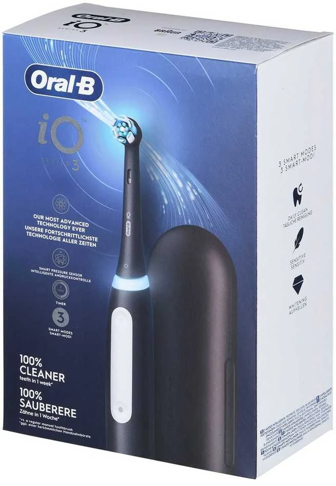 Dantų šepetėlis Oral-B iO 3 Matt Juodas