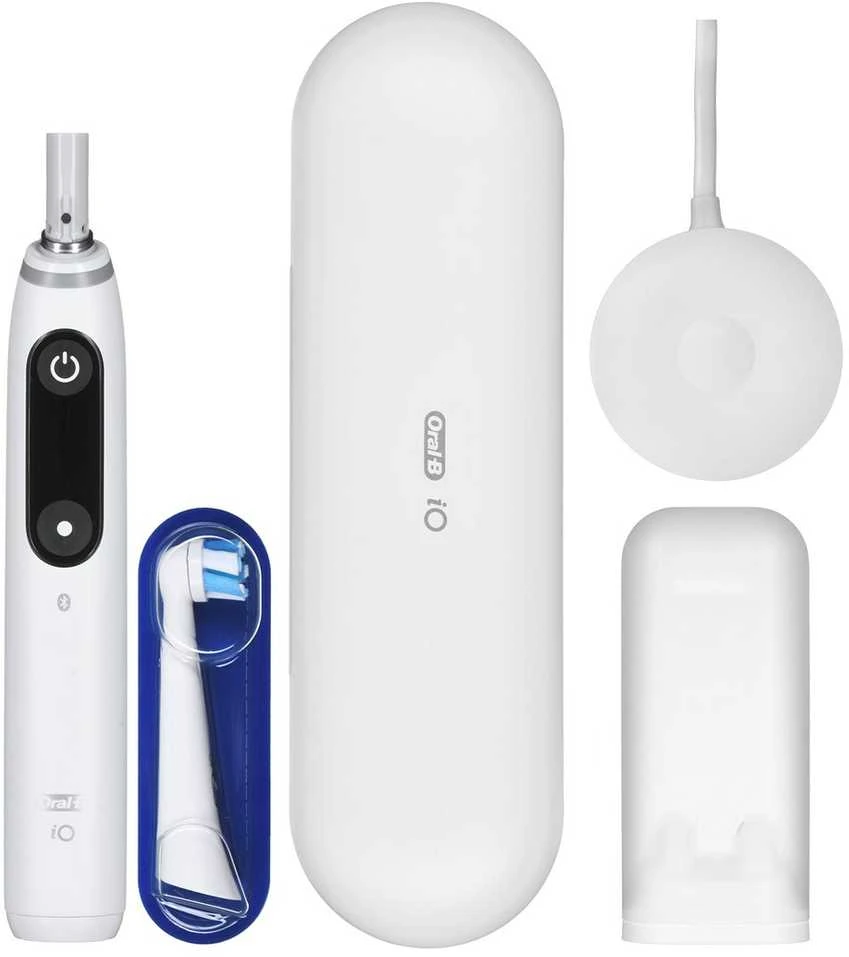 Elektrinis dantų šepetėlis Oral-B iO8, baltas