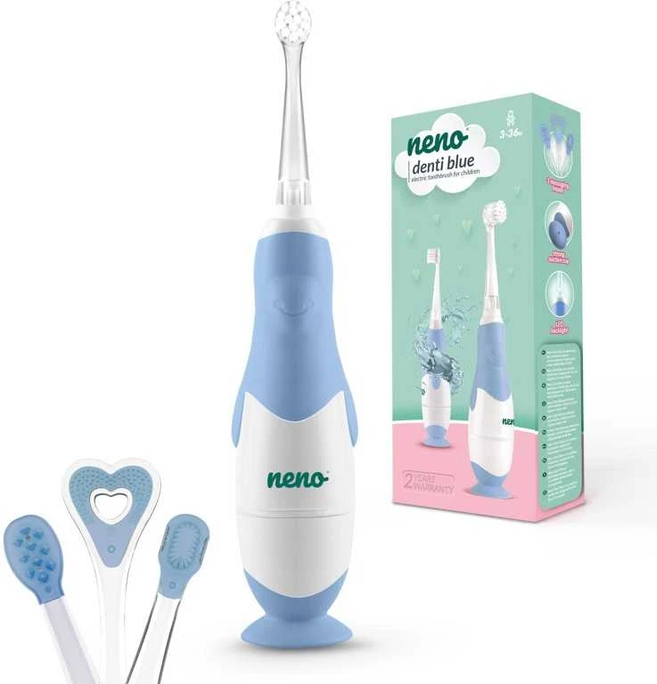 Dantų šepetėlis Neno Denti Mėlyna - ELECTRONIC TOOTHBRUSH FOR VAIKIŠKAS
