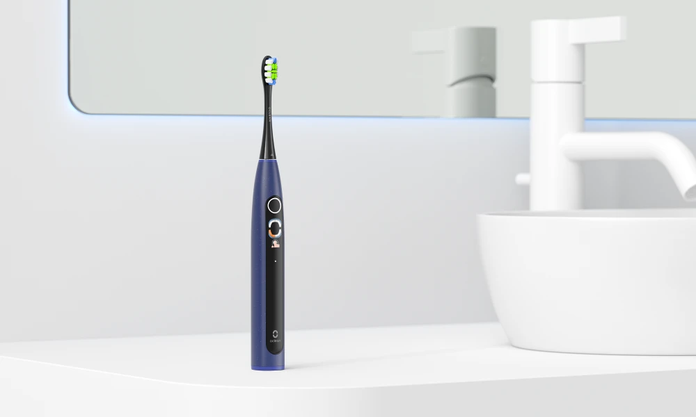 Elektrinis Dantų Šepetėlis - Oclean X Lite, 40 Dienų Baterijos Gyvavimo Trukmė, Type-C Įkrovimas, Mėlyna