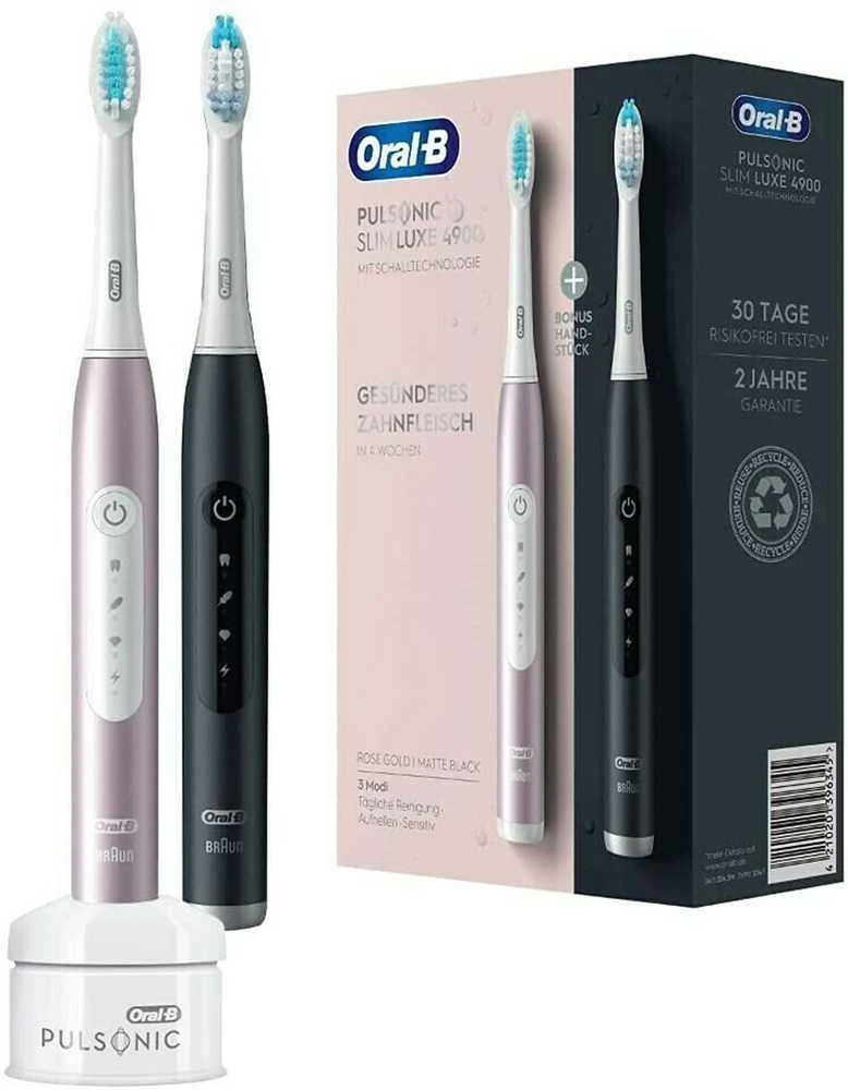 Oral-B Pulsonic Slim Luxe komplektas su pakuote