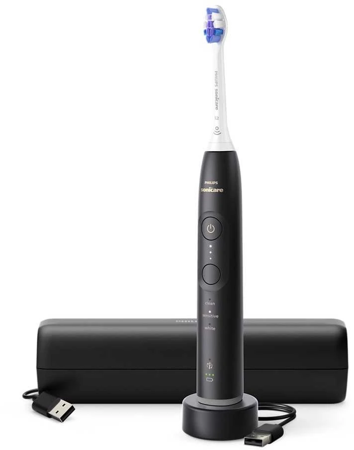 Elektrinis dantų šepetėlis Philips Sonicare Series 6500 HX7411/02, Juodas