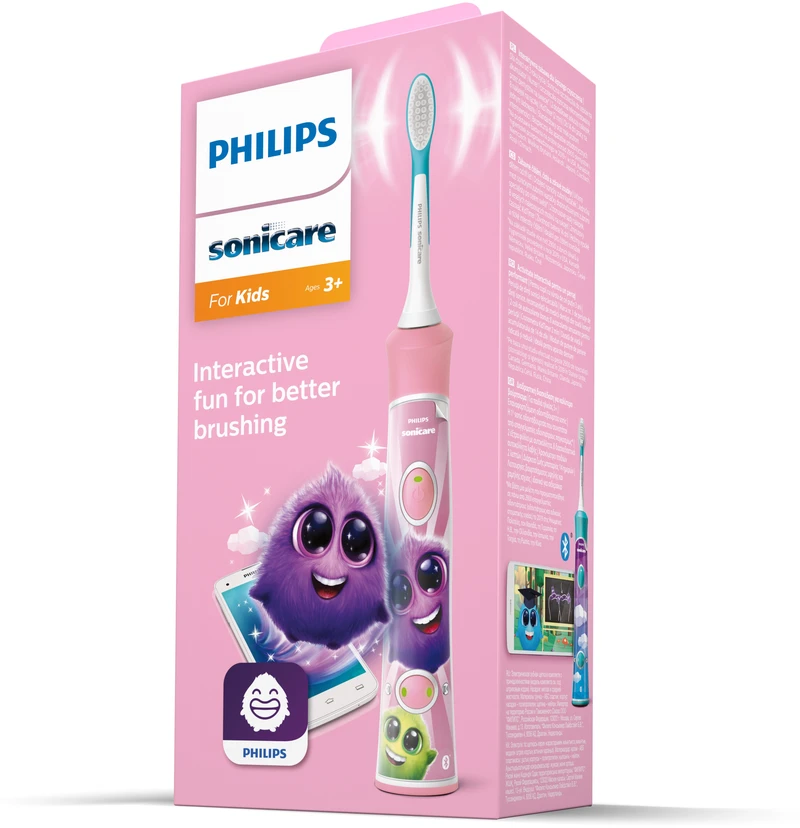 Philips „Sonic“ elektrinis dantų šepetėlis vaikams, HX6352/42